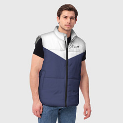 Мужской жилет FIRM бело-синий, цвет: 3D-светло-серый — фото 2