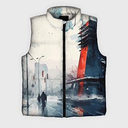 Мужской жилет Наш город - коллекция Бело-сине-красный - Хуф и Ся