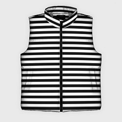 Мужской жилет Тельняшка черная Подводного флота ВМФ, цвет: 3D-светло-серый