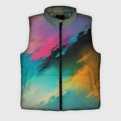 Мужской жилет Абстрактный туман, цвет: 3D-светло-серый