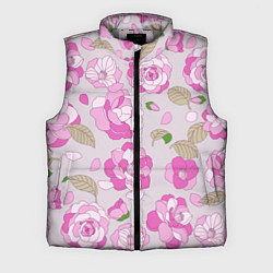 Мужской жилет Чудесные пионы