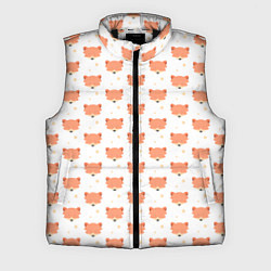Мужской жилет Паттерн милая лиса