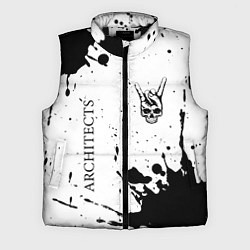 Мужской жилет Architects и рок символ на светлом фоне