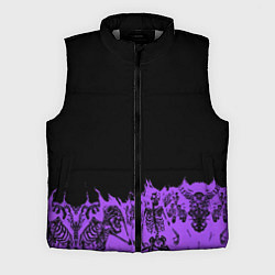 Мужской жилет Скелеты в неоновом огне