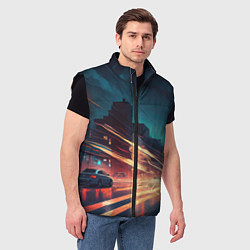 Мужской жилет Городской трафик, цвет: 3D-черный — фото 2