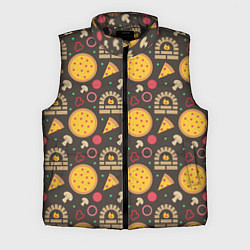 Мужской жилет Пицца из печи, цвет: 3D-черный