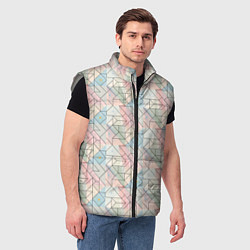 Мужской жилет Ornament, цвет: 3D-светло-серый — фото 2