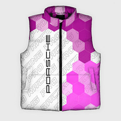 Мужской жилет Porsche pro racing: по-вертикали, цвет: 3D-черный