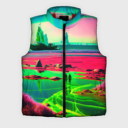 Мужской жилет Кислотный мир, цвет: 3D-красный