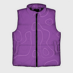 Мужской жилет Объемные разводы - яркий фиолетовый - узор Хуф и С