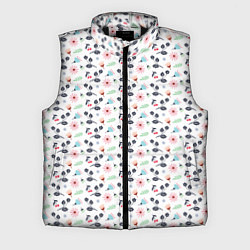Мужской жилет Весенний запах, цвет: 3D-черный