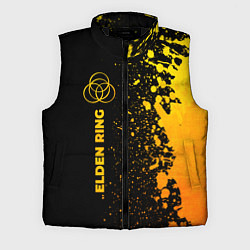 Мужской жилет Elden Ring - gold gradient: по-вертикали, цвет: 3D-черный