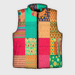 Мужской жилет Кусочки материи, цвет: 3D-красный
