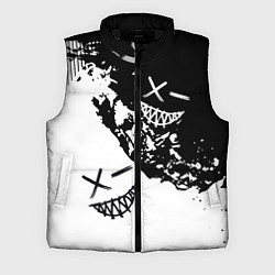 Мужской жилет Smile - black and white, цвет: 3D-черный