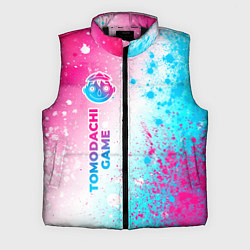 Мужской жилет Tomodachi Game neon gradient style: по-вертикали