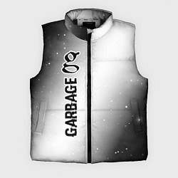 Мужской жилет Garbage glitch на светлом фоне: по-вертикали, цвет: 3D-черный