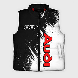 Мужской жилет Ауди - белые потертости