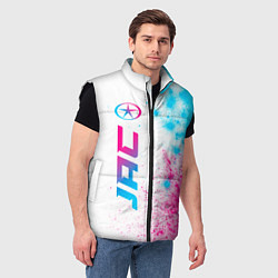 Мужской жилет JAC neon gradient style: по-вертикали, цвет: 3D-черный — фото 2
