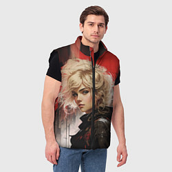Мужской жилет Смотрящая за районом, цвет: 3D-черный — фото 2