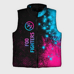 Мужской жилет Foo Fighters - neon gradient: по-вертикали, цвет: 3D-черный