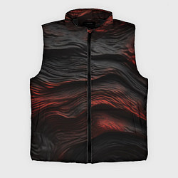 Мужской жилет Black red texture