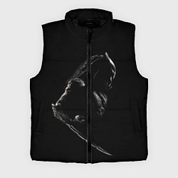 Мужской жилет Хищник на черном фоне