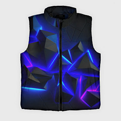 Мужской жилет Разлом плит из неона