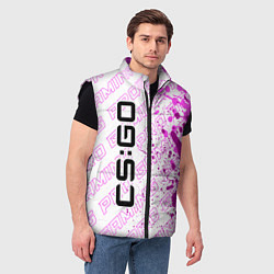 Мужской жилет Counter Strike pro gaming: по-вертикали, цвет: 3D-черный — фото 2