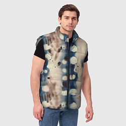 Мужской жилет Тай дай паттерн, цвет: 3D-светло-серый — фото 2