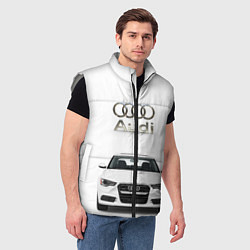 Мужской жилет Audi a5, цвет: 3D-светло-серый — фото 2