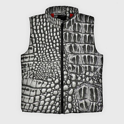 Мужской жилет Кожа крокодила - текстура, цвет: 3D-красный