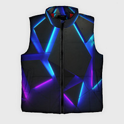 Мужской жилет Неоновые плиты, цвет: 3D-красный