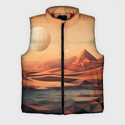 Мужской жилет Загадочная планета, цвет: 3D-красный