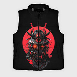 Мужской жилет Демонический самурай, цвет: 3D-светло-серый
