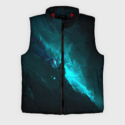 Мужской жилет Голубое свечение в космосе