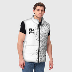 Мужской жилет Ван пис - Луффи гир 5, цвет: 3D-черный — фото 2