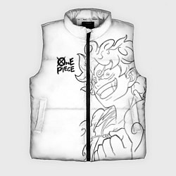 Мужской жилет Ван пис - Луффи гир 5, цвет: 3D-светло-серый