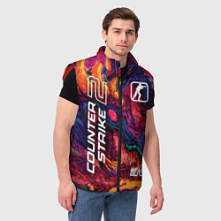 Мужской жилет CS 2 hyper beast, цвет: 3D-красный — фото 2