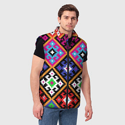Мужской жилет Колорит, цвет: 3D-черный — фото 2