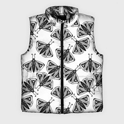 Мужской жилет Butterflies - gothic pattern, цвет: 3D-черный
