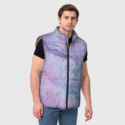 Мужской жилет Розово-голубая шерсть, цвет: 3D-светло-серый — фото 2