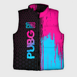 Мужской жилет PUBG - neon gradient: по-вертикали, цвет: 3D-черный