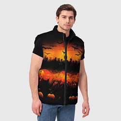 Мужской жилет Кошки хэллоуина, цвет: 3D-черный — фото 2