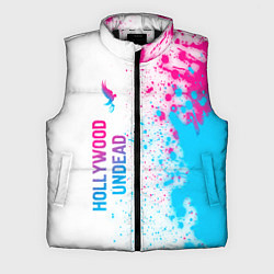 Мужской жилет Hollywood Undead neon gradient style: по-вертикали, цвет: 3D-черный