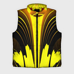 Мужской жилет Черно-желтые мотивы, цвет: 3D-красный