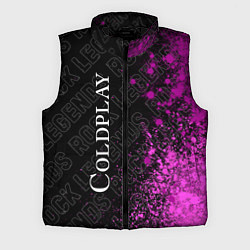 Мужской жилет Coldplay rock legends: по-вертикали, цвет: 3D-черный