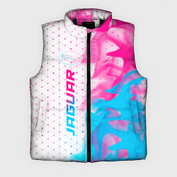 Мужской жилет Jaguar neon gradient style: по-вертикали, цвет: 3D-черный