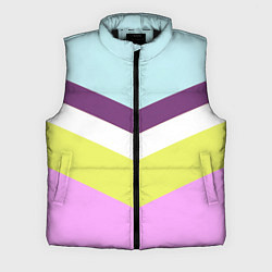 Мужской жилет Спортивный цвет семидесятых, цвет: 3D-черный