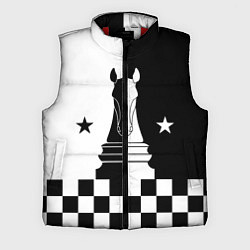 Мужской жилет Шахматный конь, цвет: 3D-красный