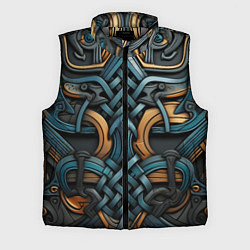 Мужской жилет Асимметричный узор в скандинавском стиле